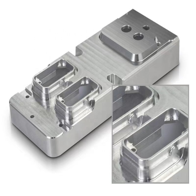 Buy Custom 5 Axis CNC Machined Spare Parts Aluminum Complex Housing Components online manufacture