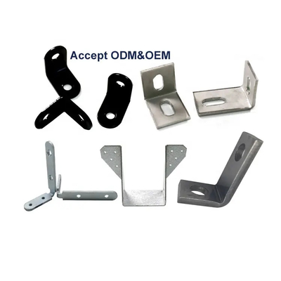Aluminum Metal Brackets Sheet Mold Punching Metal Parts Bending Welding Stamped